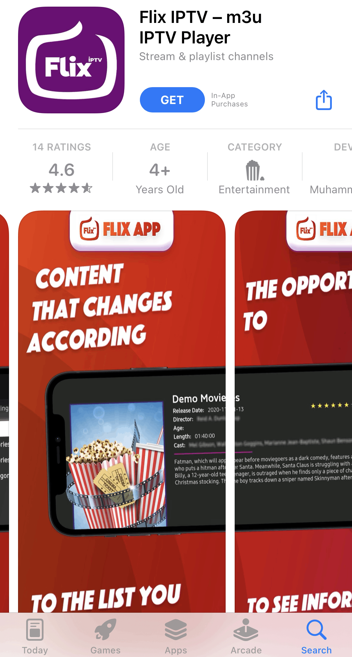 Download Flix IPTV app