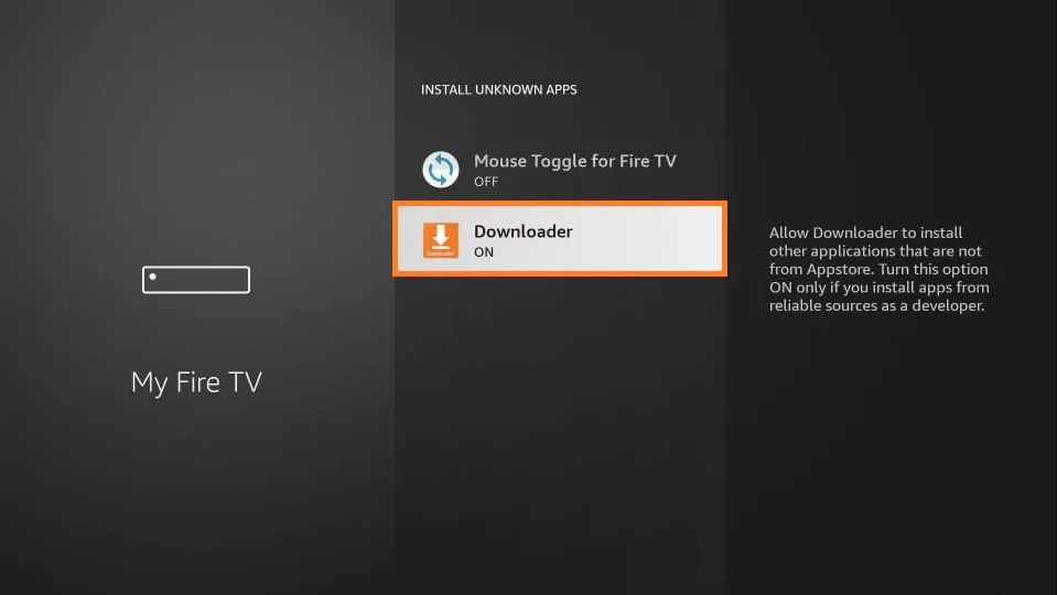 Enable Downloader to stream Xtream IPTV