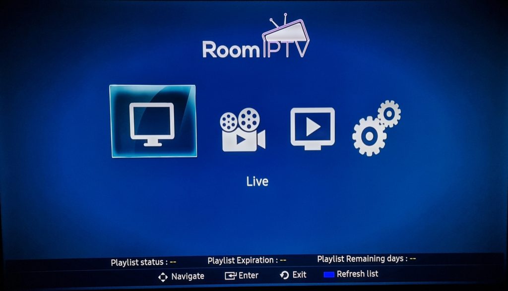Access Room IPTV on Android