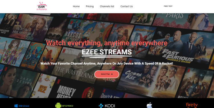 Visit the official Ezee Streams website