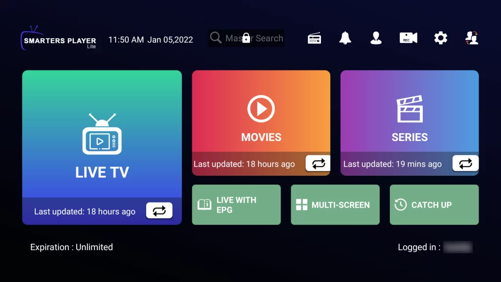 TV Subscription IPTV on Android