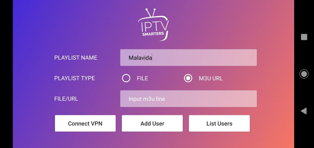 Provide TVZON IPTV details and sign in to IPTV Smarters