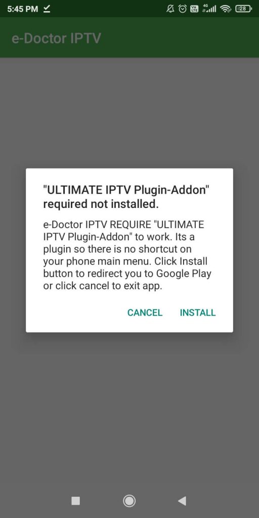 Install the eDoctor IPTV plugins
