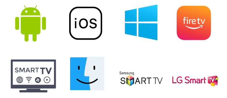 IPTV Smarters Pro- Supporting Devices: Android, iOS, Windows PC, Firestick, Smart TV, Mac, Samsung TV and LG Smart TV