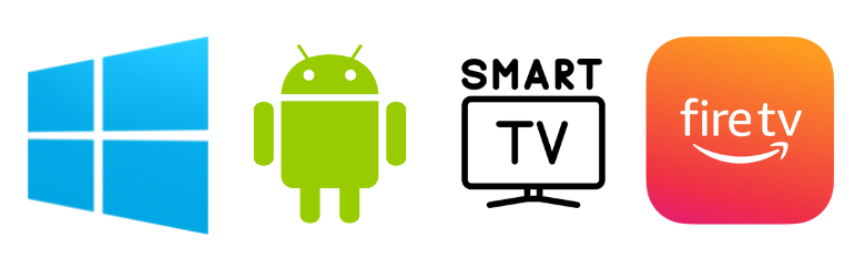 Compatible Streaming Devices to Stream IPTVDROID: PC, Android, Smart TV and Firestick