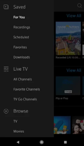 Ignite TV on Android