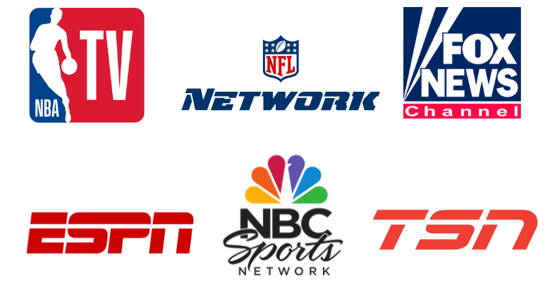 Markky Streams- Channel List: NBA TV, NFL Network, FOX News Channel, ESPN, NBC Sports Network, TSN