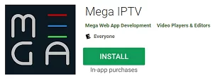 Mega IPTV play store