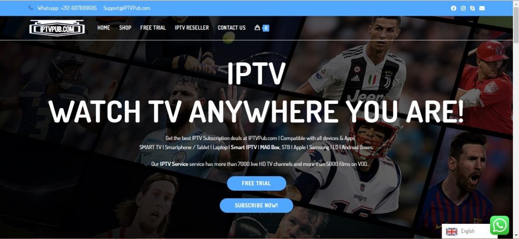 Visit the Pub IPTV  website