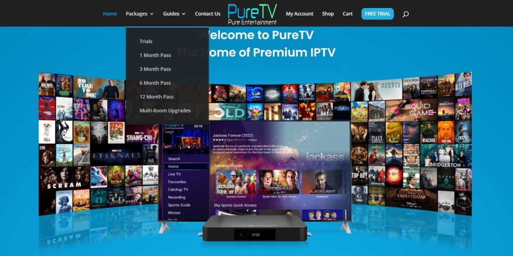 Choose any Pure IPTV plan