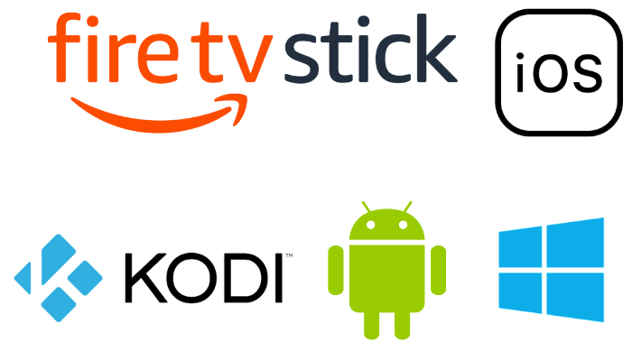 Android, ios, firestick, kodi, PC