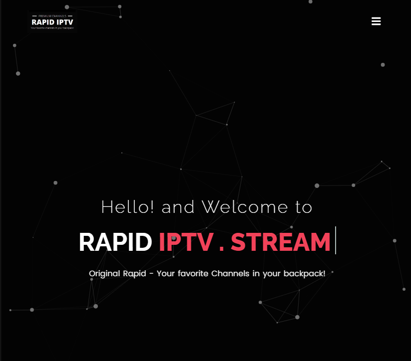 Rapid IPTV website