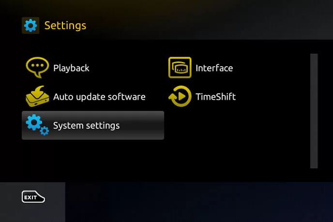 System Settings in MAG