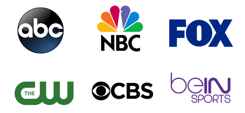 Cola IPTV- Channel List: ABC, NBC, Fox, The CW, CBS, Bein Sports