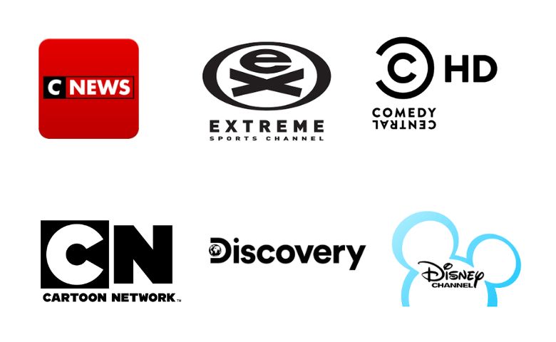 C news, extreme sports, comedy central, cartoon network, discovery, Disney channels on IPTV Gratuit