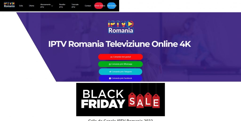 IPTV Romania official website.
