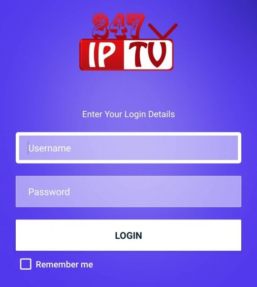 IPTVtune link entry in 247 IPTV