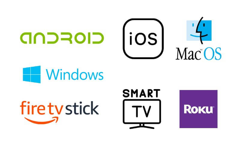 Android, iOS, Windows, Mac, Smart TV, Firestick, Roku for UNO IPTV