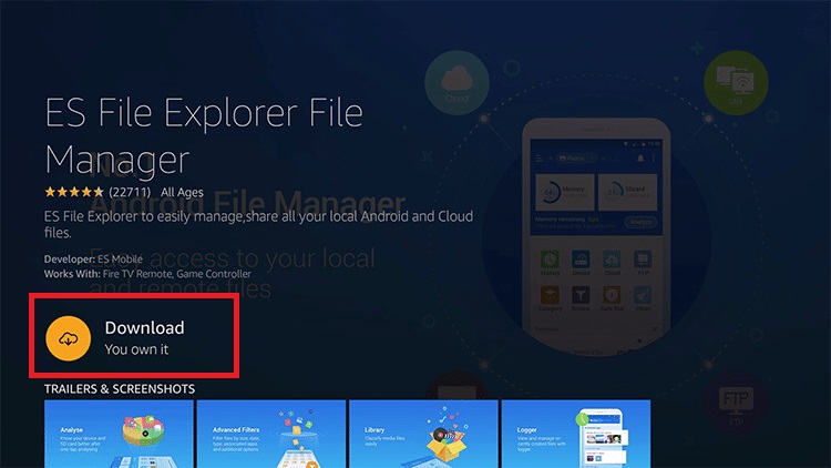 Download ES File Explorer