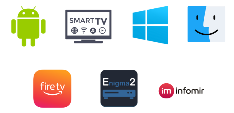 Compatible Streaming Devices to Access Lion IPTV: Android, Smart TV, Mac, Windows, Firestick, Enigma2, MAG