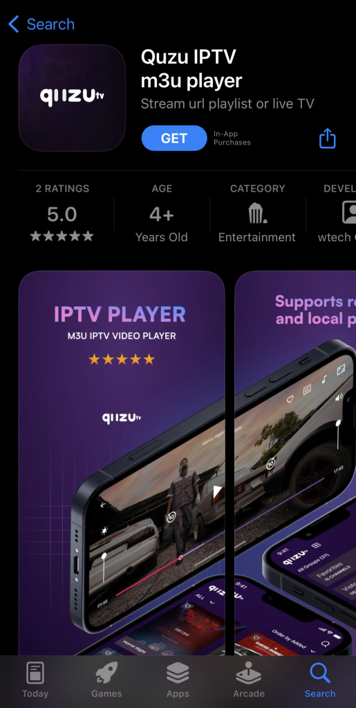 Quzu IPTV on App Store