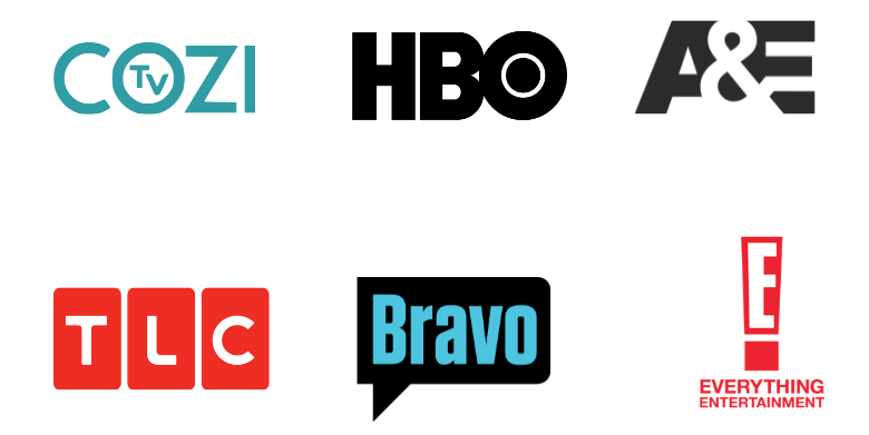 Channel List of Surge TV: Cozi TV, HBO, A&E, TLC, Bravo, E!