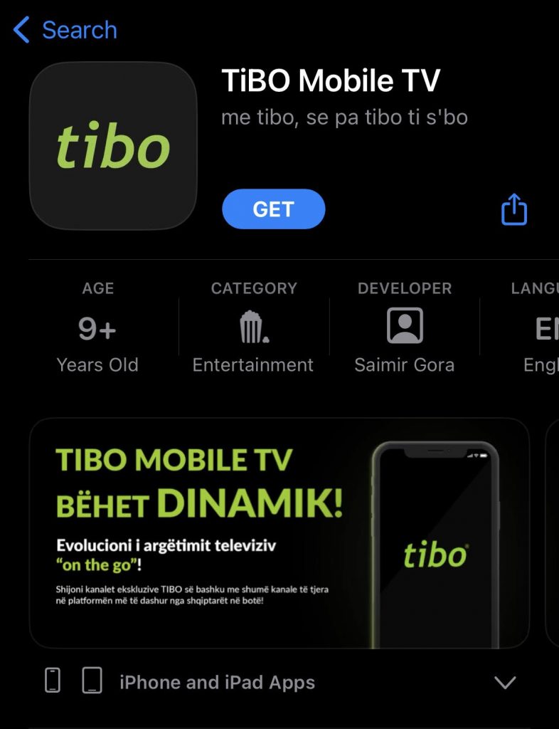 Tibo Mobile TV