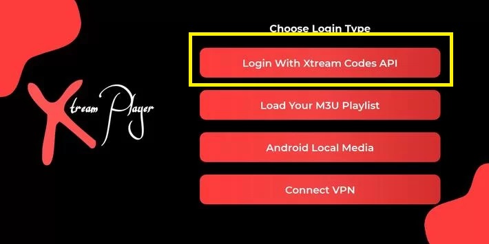 Login with DMTN IPTV Xtream Codes API