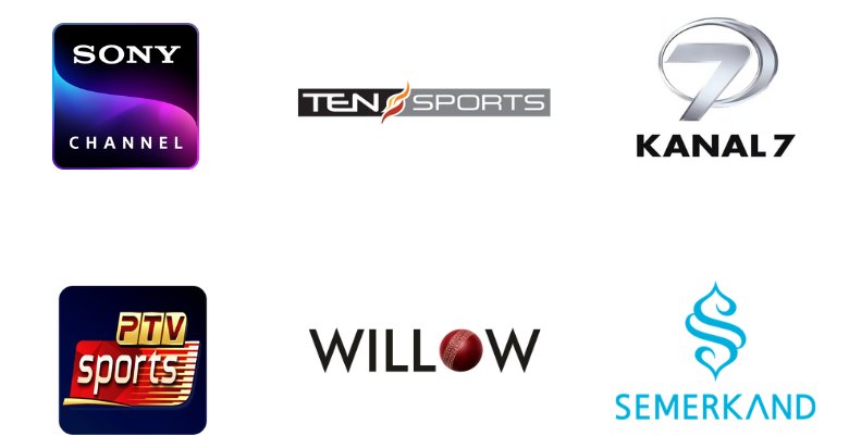 Sensi IPTV - Channel List: Sony Channel, Ten Sports, Kanal 7, PTV Sports, Willow, Semerkand