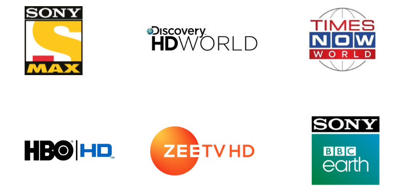 Sneh IPTV Channels: Sony Max, Discovery HD World, Times Now World, HBO HD, Zee TV HD & Sony BBC earth
