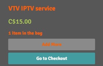VTV IPTV plan