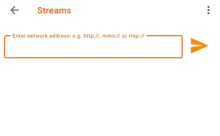 click on the New Stream option and then input the EPG URL