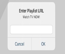 Enter M3U URL of IPTV Right