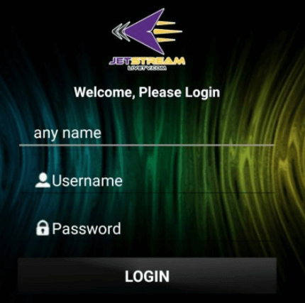 Enter the login details and stream Jetstream IPTV on your streaming device