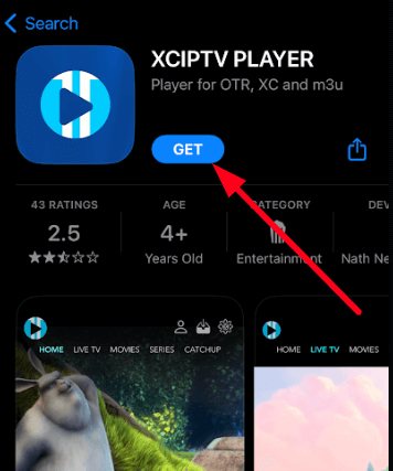 Install XCIPTV Player for streaming Restream IPTV on iOS