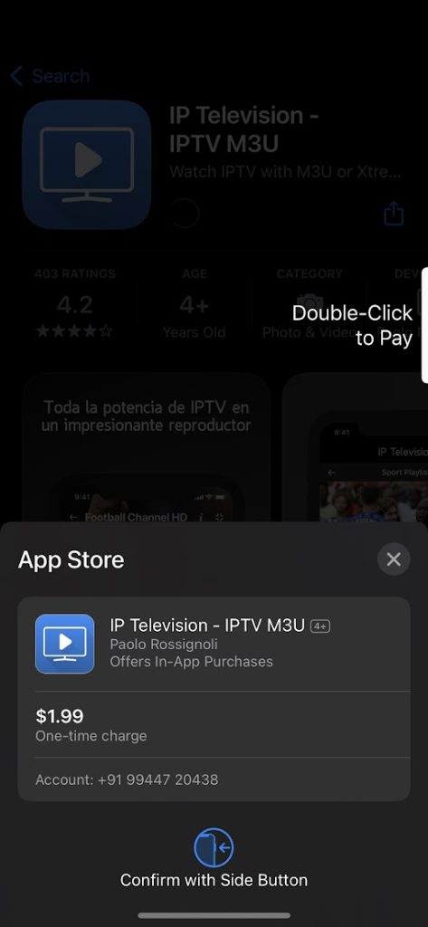 Pay for IP IPTV
