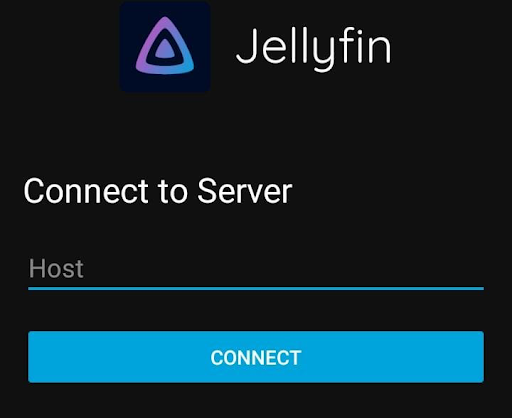 Enter Host URL of IPTV Jellyfin