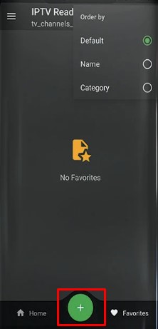 Select (+) icon