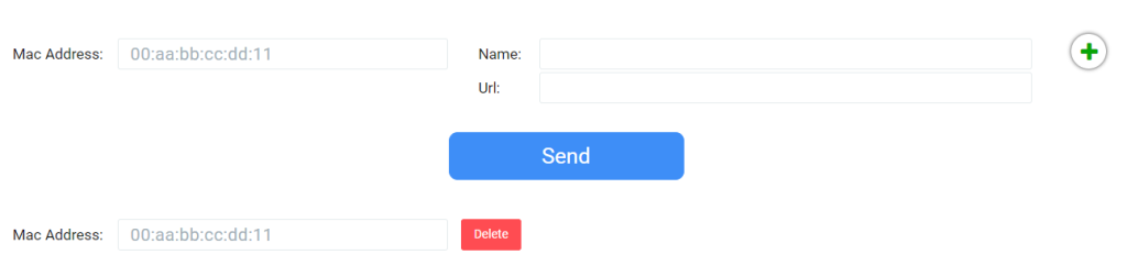 Enter the required details and click on the Send button