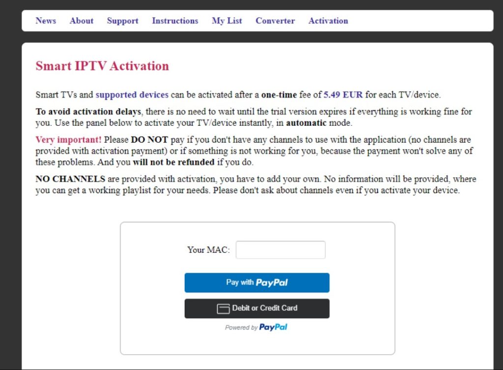 Activate Smart IPTV on LG TV