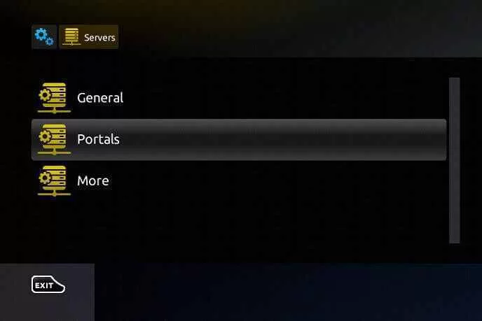 click the Portals option- M3U Playlist Portugal