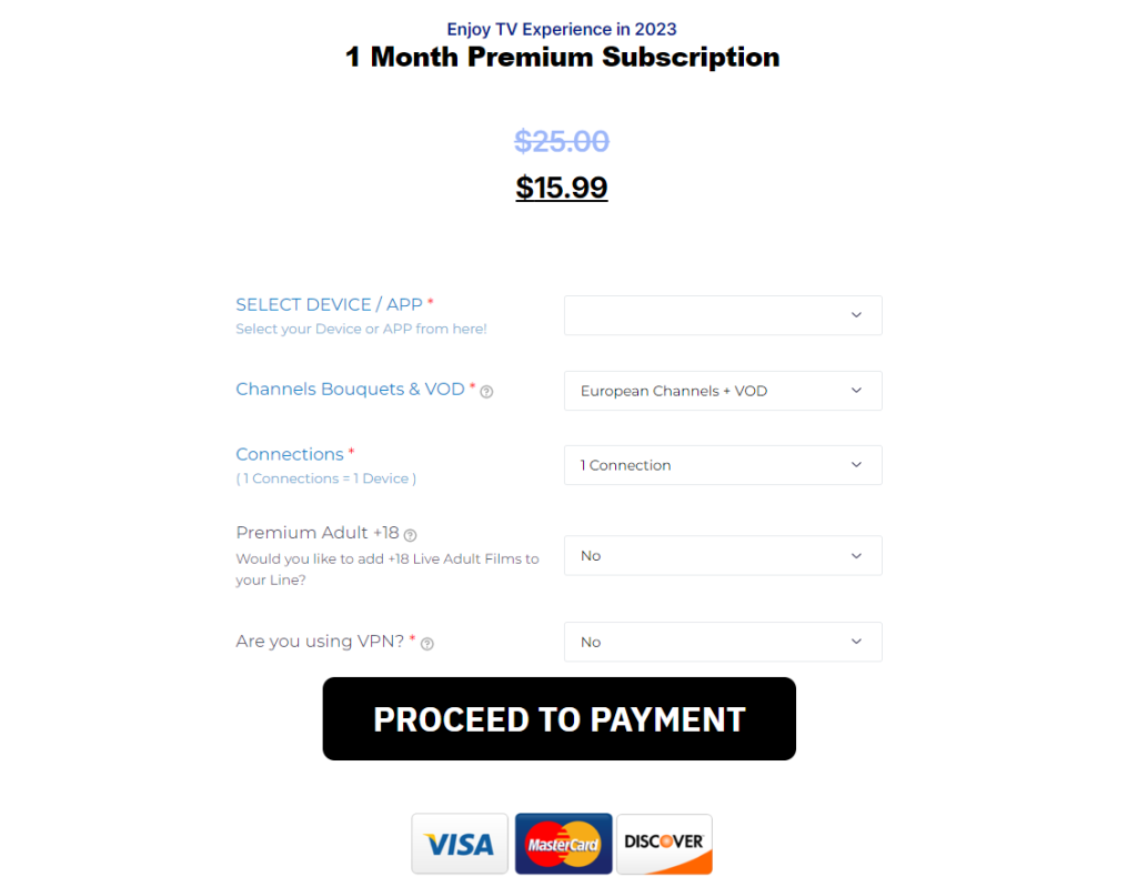  click Proceed to Payment