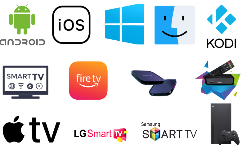 Supported Devices of Rocketstreams IPTV