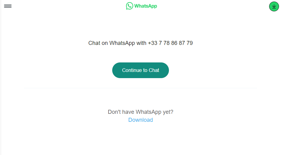 WhatsApp Web Chat