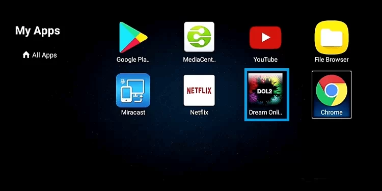 Click My Apps to watch Dragon IPTV