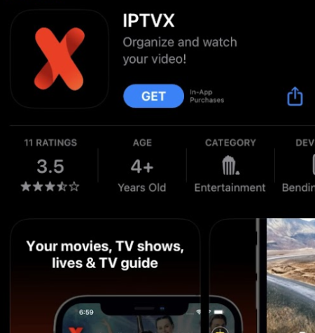  install the IPTVX Player