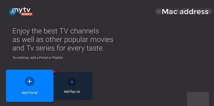 Click Add Portal to stream Xtreme HD IPTV