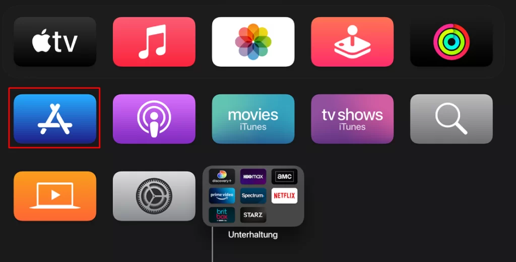 Open App Store to download an IPTV player and stream iFlex IPTV