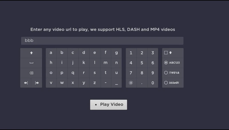 Select Play Video to stream M3U Playlist Austria