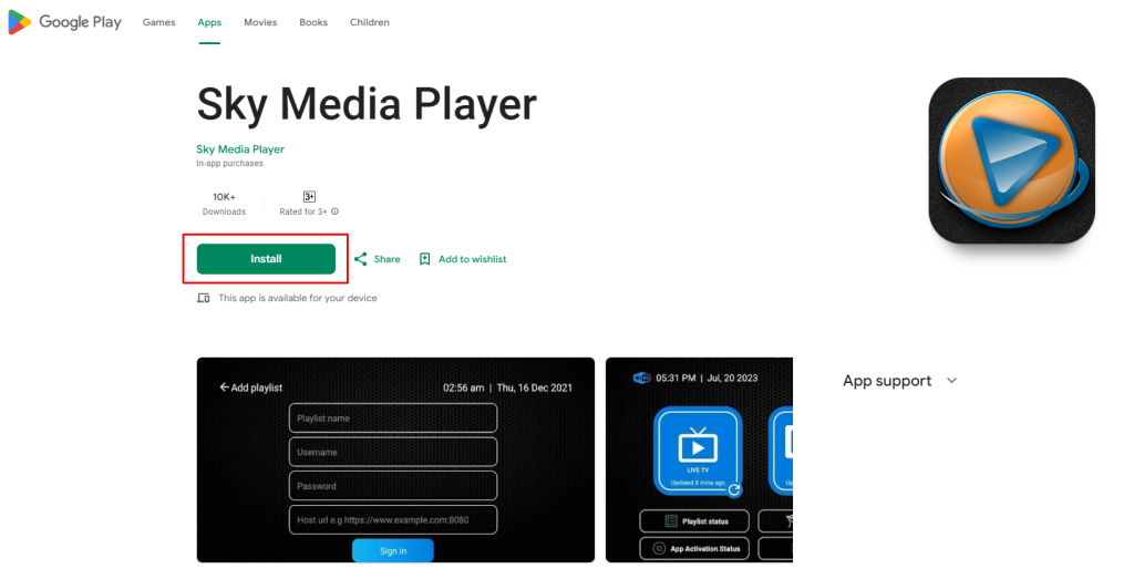 Download Sky Media Player on PC